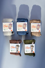 Afbeelding in Gallery-weergave laden, Silly Silas, granny maillot met voetjes - rib olive