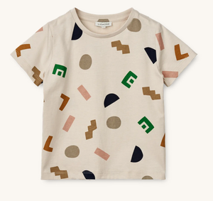 Liewood, t-shirt Apia - alphabet sandy / SOLDEN