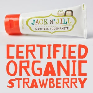 Jack N' Jill, organic tandpasta - strawberry