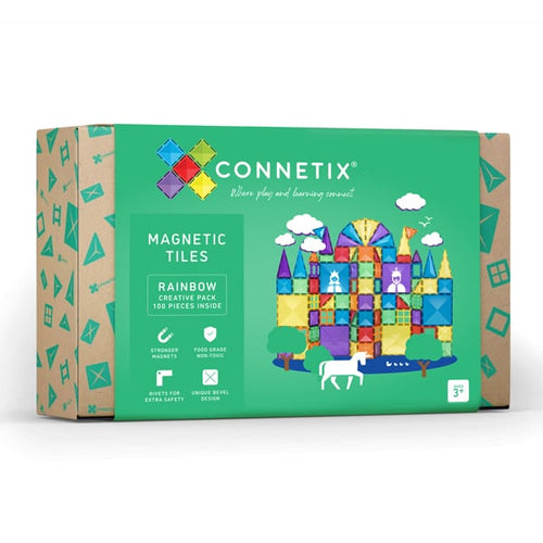 Connetix, rainbow creative pack - 102 stuks