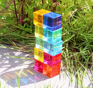 TickiT, set van 10 gem cubes