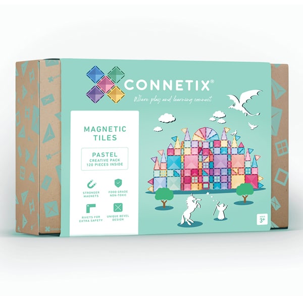 Connetix, pastel creative pack - 120 stuks