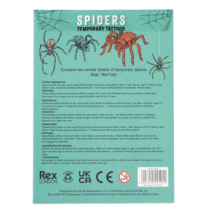 Rex, set tattoos - spiders