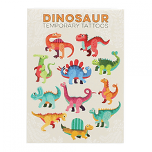 Afbeelding in Gallery-weergave laden, Rex, set tattoos - funky dinosaur