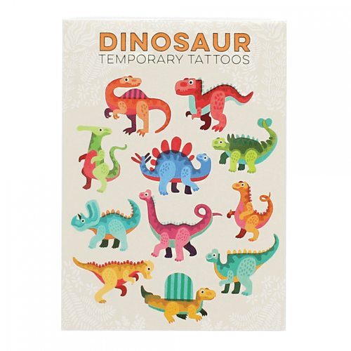 Rex, set tattoos - funky dinosaur