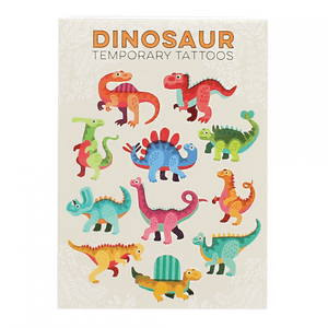 Rex, set tattoos - funky dinosaur