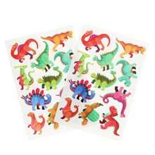 Afbeelding in Gallery-weergave laden, Rex, set tattoos - funky dinosaur