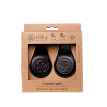 Afbeelding in Gallery-weergave laden, Cloby, swaddle clips - black