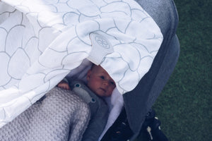 Cloby, swaddle clips - black