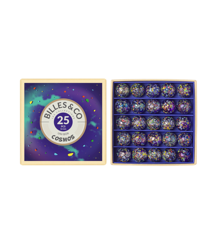 Billes & Co, knikkers mini box uni - cosmos