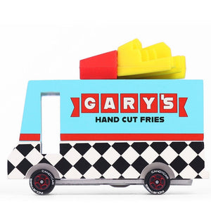 Candylab, houten auto -  French Fry van