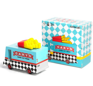 Candylab, houten auto -  French Fry van