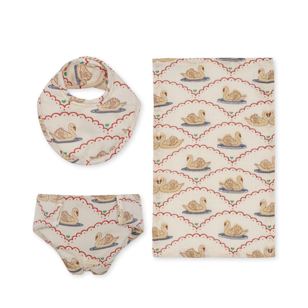 Konges Sløjd, poppen nursery set - swan