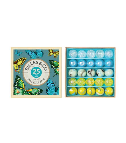 Billes & Co, knikkers mini box - papillons