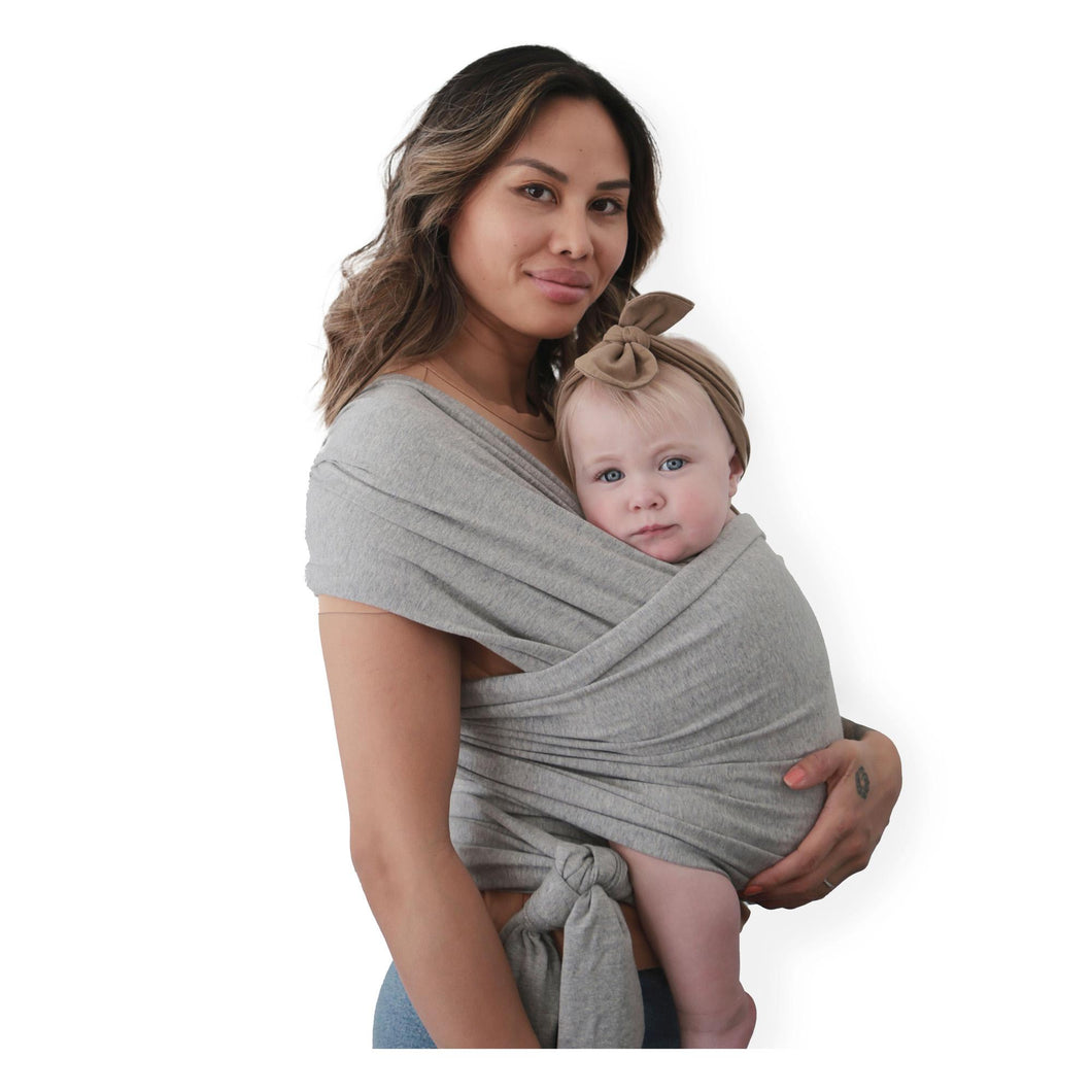 Mushie, draagdoek - grey melange