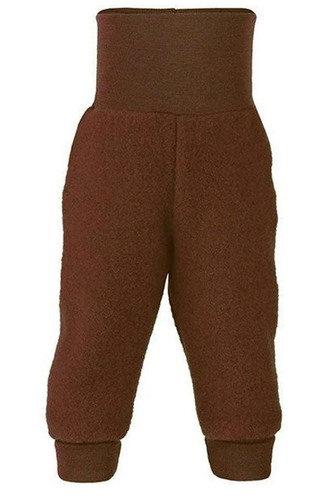 Engel Natur, wol-fleece broekje - cinnamon
