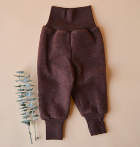 Engel Natur, wol-fleece broekje - cinnamon