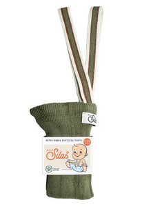 Silly Silas, maillot zonder voetjes - olive striped