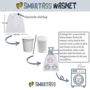 SmartAss diapers, startpakket - pebbles & stones