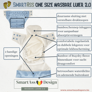 SmartAss diapers, startpakket - cherry chocolate