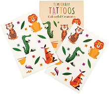 Afbeelding in Gallery-weergave laden, Rex, set tattoos - colourful creatures