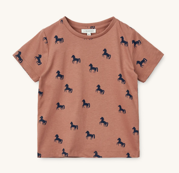 Liewood, t-shirt Apia - horses rosetta
