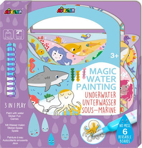Avenir, waterschilderen - onder water