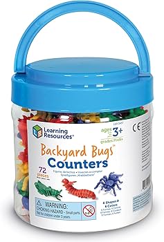 Learning Resources, backyard bugs counters