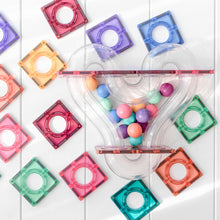 Afbeelding in Gallery-weergave laden, Connetix, pastel ball run pack - 106 stuks