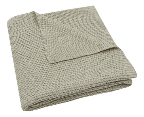 Jollein, dekentje - basic knit olive green