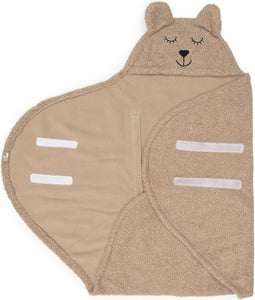 Jollein, wikkeldeken bear bouclé - biscuit