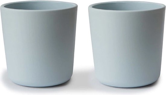 Mushie, bekers - powder blue