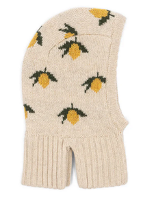 Konges Sløjd, balaclava muts belou - lemon knit