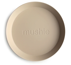 Mushie, bordjes - round vanilla