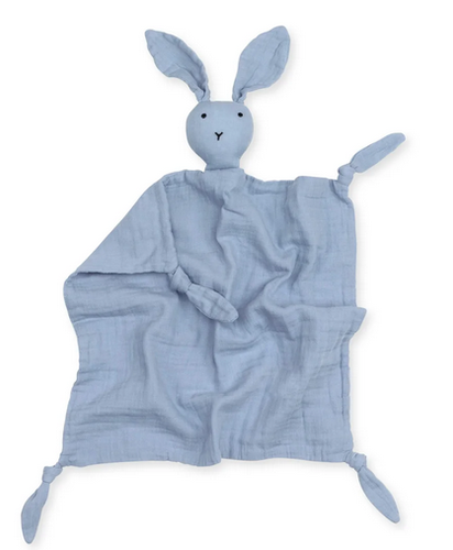 Bemini, knuffeldoekje bunny - stone blue