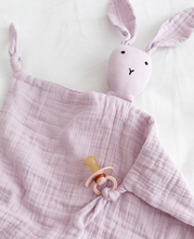Afbeelding in Gallery-weergave laden, Bemini, knuffeldoekje bunny - lilas