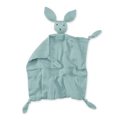 Bemini, knuffeldoekje bunny - mint