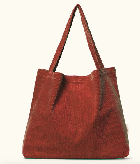 Studio Noos, mom bag - cherry red rib