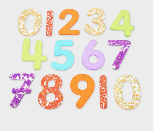 TickiT, glitter cijfers