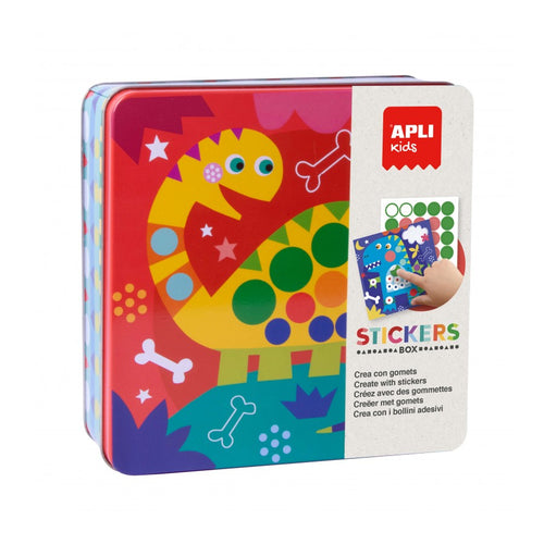 Apli, sticker spelletje - dino's
