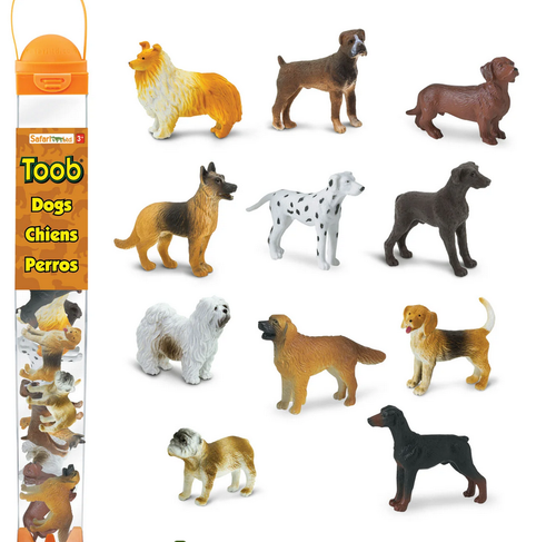 Safari, Toob set speelfiguurtjes - Dogs