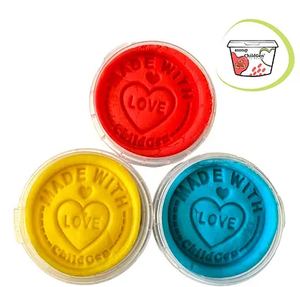 Childgen, natuurlijke speel klei - 4 set primary