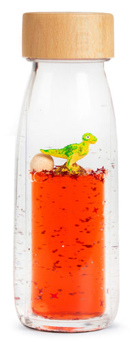 Petit Boum, sensory move bottle - T Rex