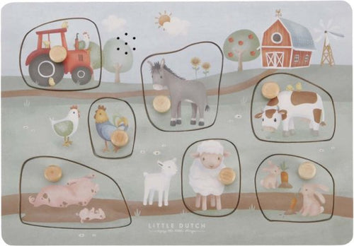 Little Dutch, geluidenpuzzel - little farm