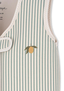 Konges Sløjd, float vest - tea stripe lemon