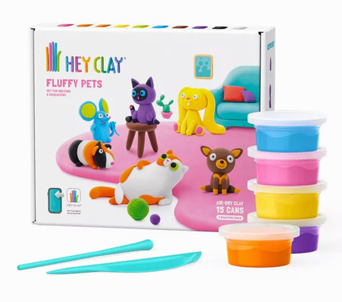Hey Clay, boetseerklei - fluffy pets