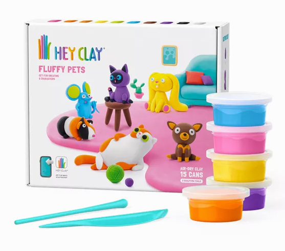 Hey Clay, boetseerklei - fluffy pets
