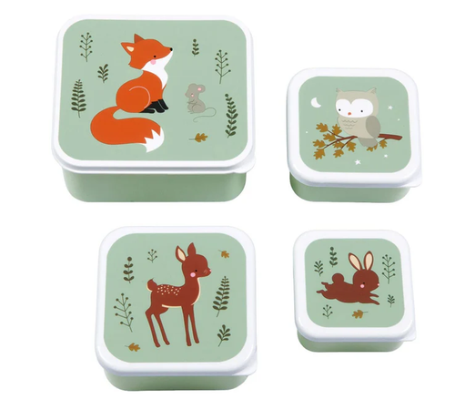 ALLC, lunchbox & snack set - forest friends