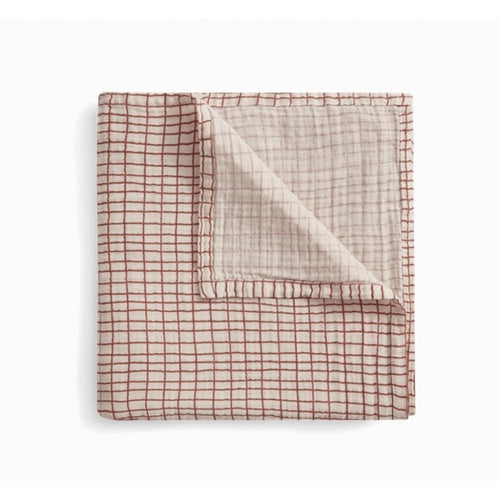 Garbo & Friends, swaddle - rusty checks