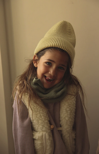 Hvid, tube scarf Gigi - artichoke